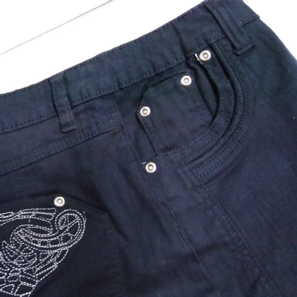 Marie Claire Jeans Denim Skirt sz 7 - Picture 5 of 6